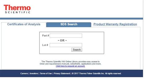 Find certificates of analysis (COA), safety data sheets (SDS), user manuals, and other documents for Thermo Fisher Scientific products, sites, and entities. . Thermo scientific coa